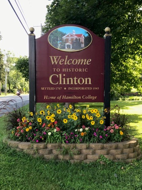 Village Welcome Sign